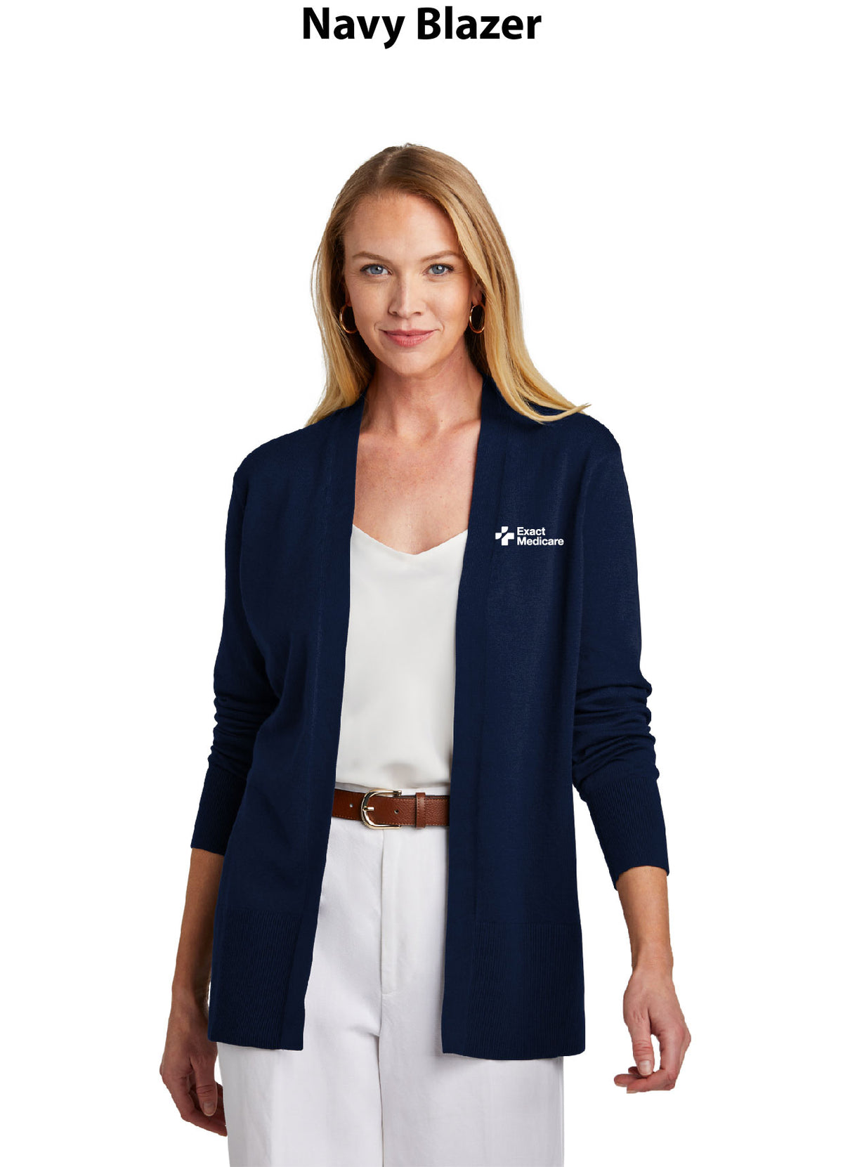 Brooks Brothers Women's Cotton Stretch Long Cardigan Sweater