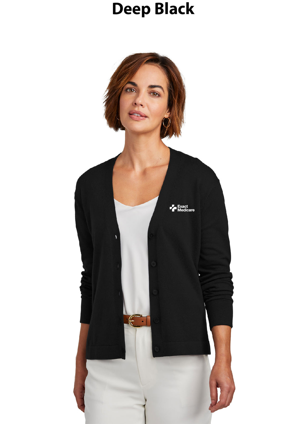 Brooks Brothers Women's Cotton Stretch Cardigan Sweater