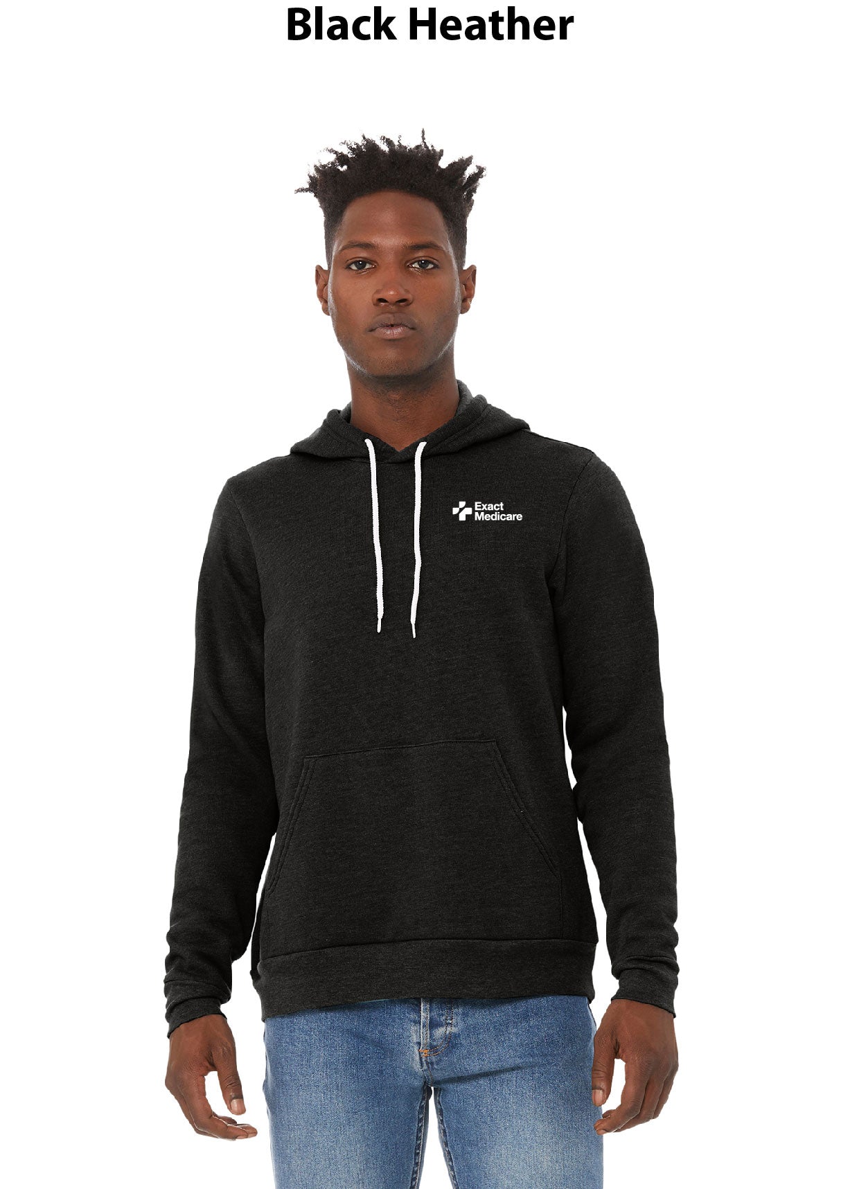 BELLA+CANVAS Unisex Sponge Fleece Pullover Hoodie.