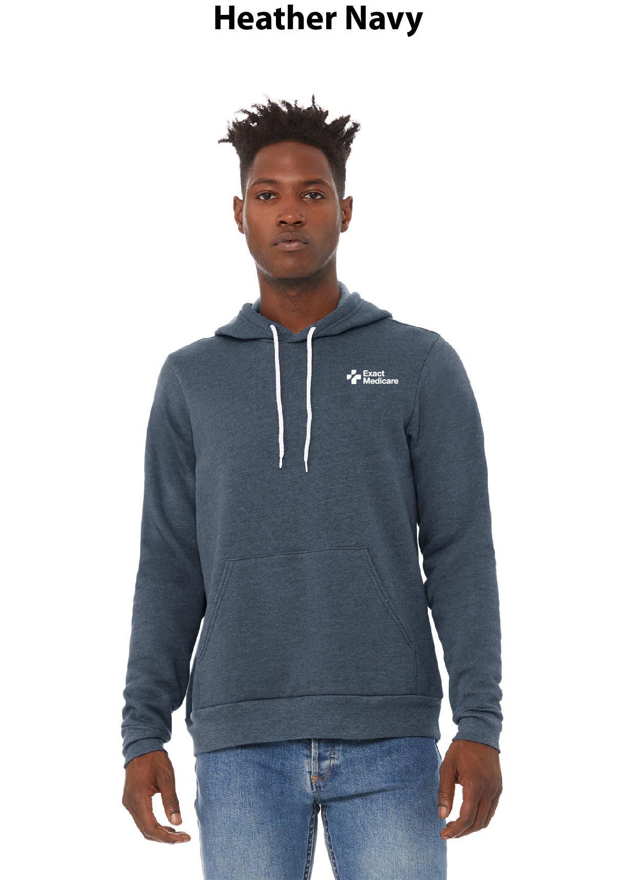 BELLA+CANVAS Unisex Sponge Fleece Pullover Hoodie.