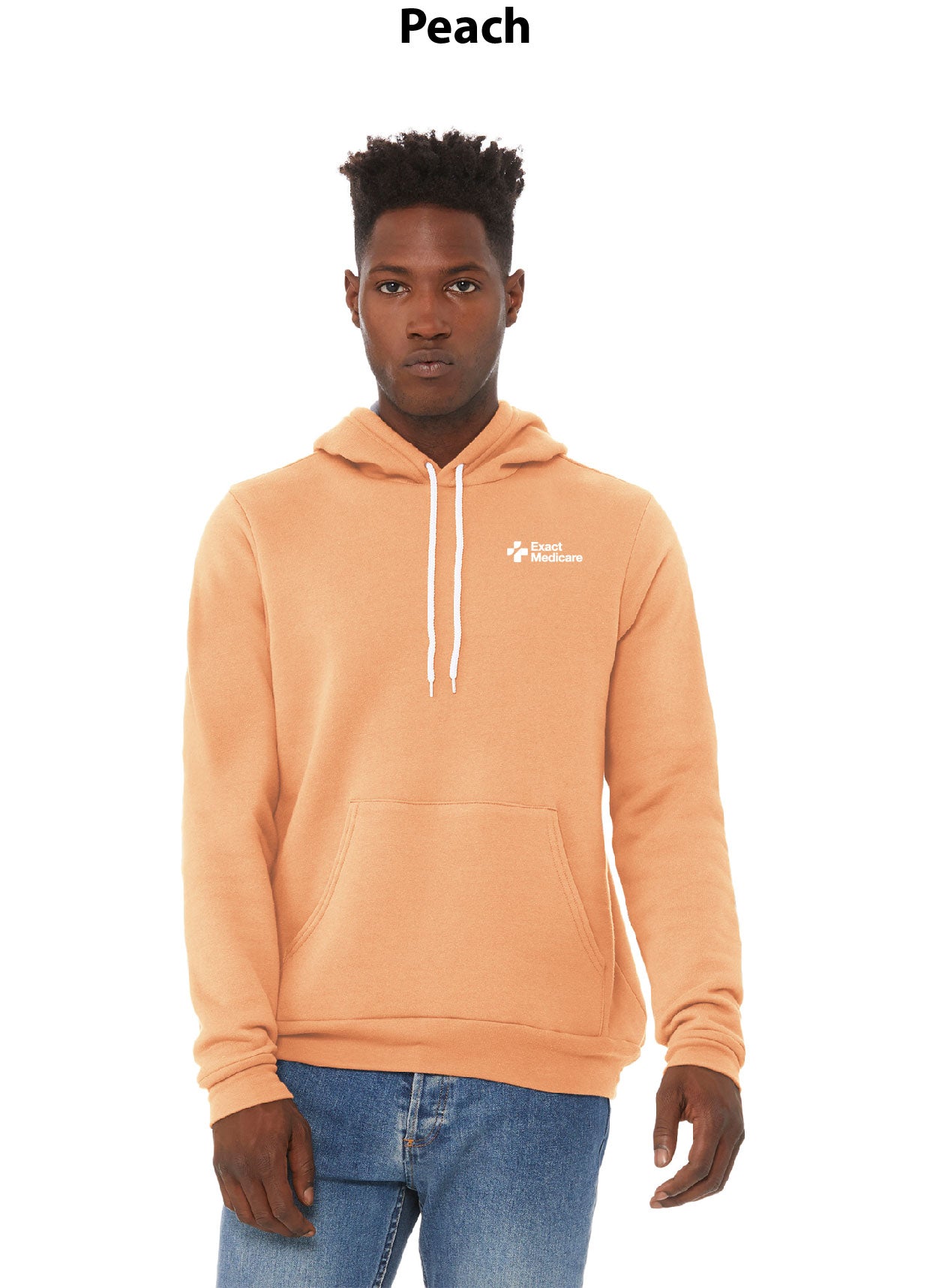 BELLA+CANVAS Unisex Sponge Fleece Pullover Hoodie.
