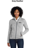 Port Authority Women's Sweater Fleece Jacket.