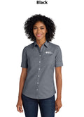 Port Authority Women's Short Sleeve SuperPro Oxford Shirt