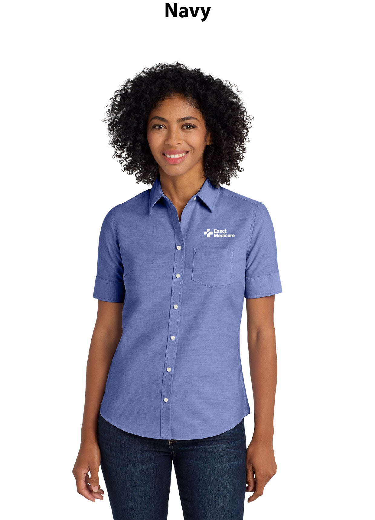 Port Authority Women's Short Sleeve SuperPro Oxford Shirt