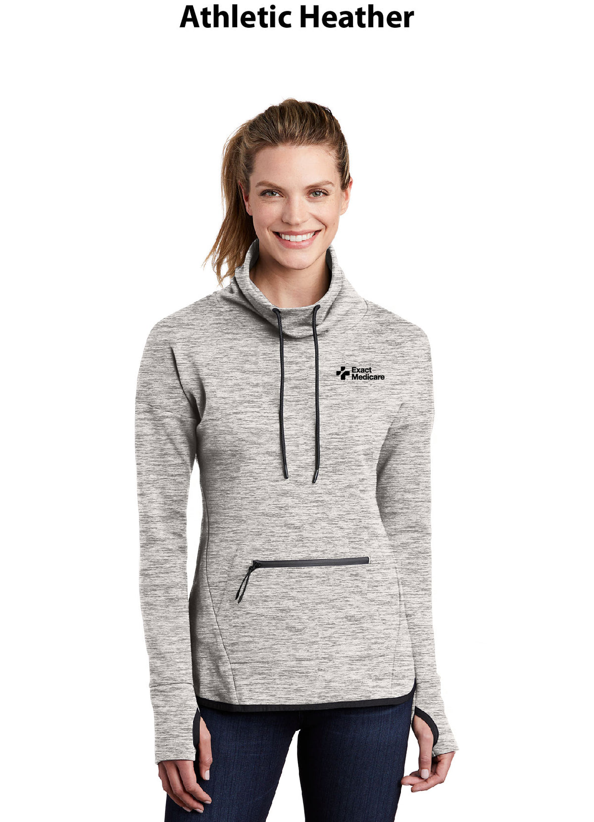 Sport-Tek Women's Triumph Cowl Neck Pullover