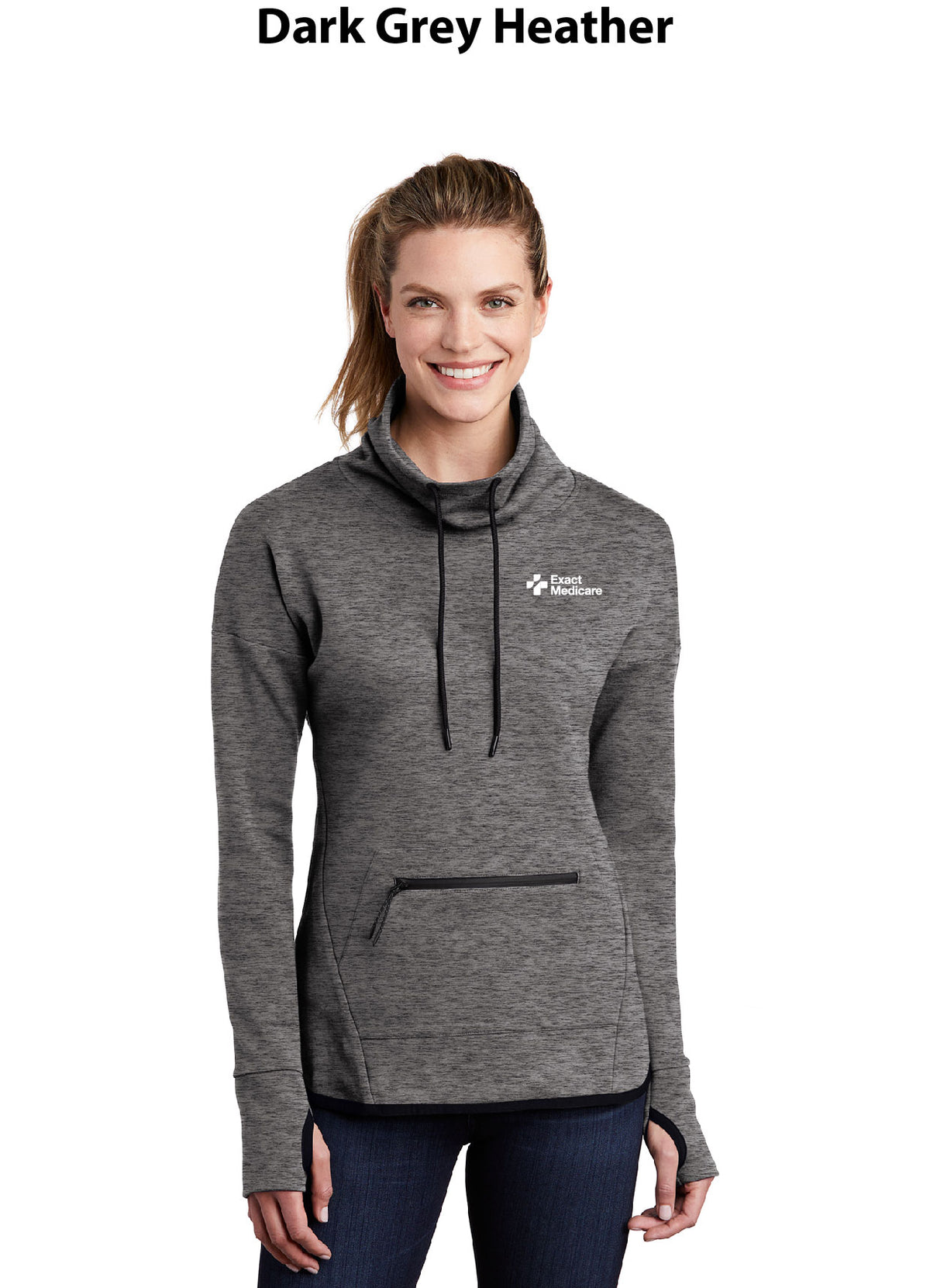 Sport-Tek Women's Triumph Cowl Neck Pullover