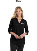 Port Authority Women's 3/4-Sleeve Tunic Blouse.