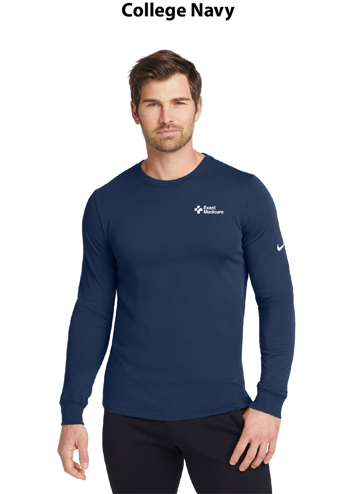 Nike Dri-FIT Cotton/Poly Long Sleeve Tee
