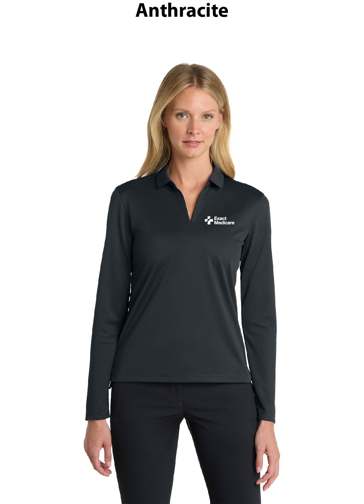 Nike Women's Dri-FIT Micro Pique 2.0 Long Sleeve Polo