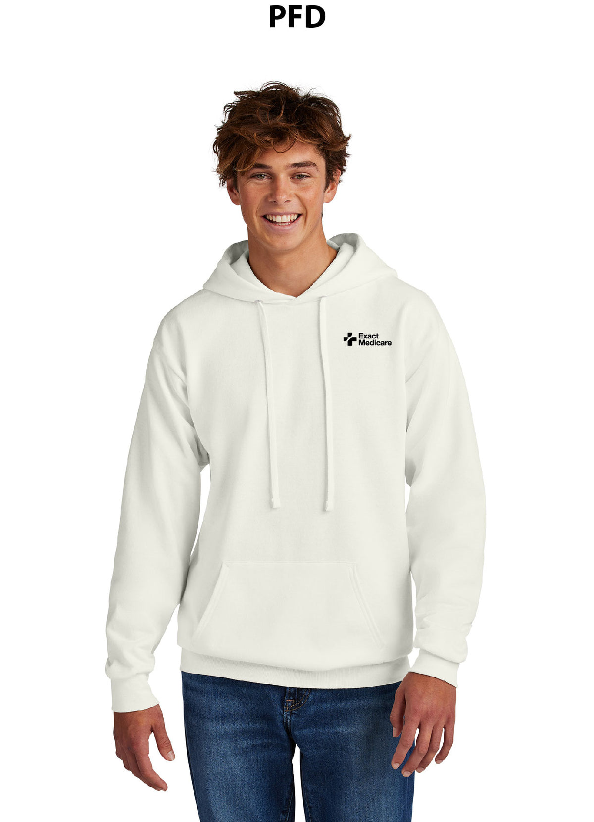 Port & Company Core Fleece PFD Pullover Hooded Sweatshirt
