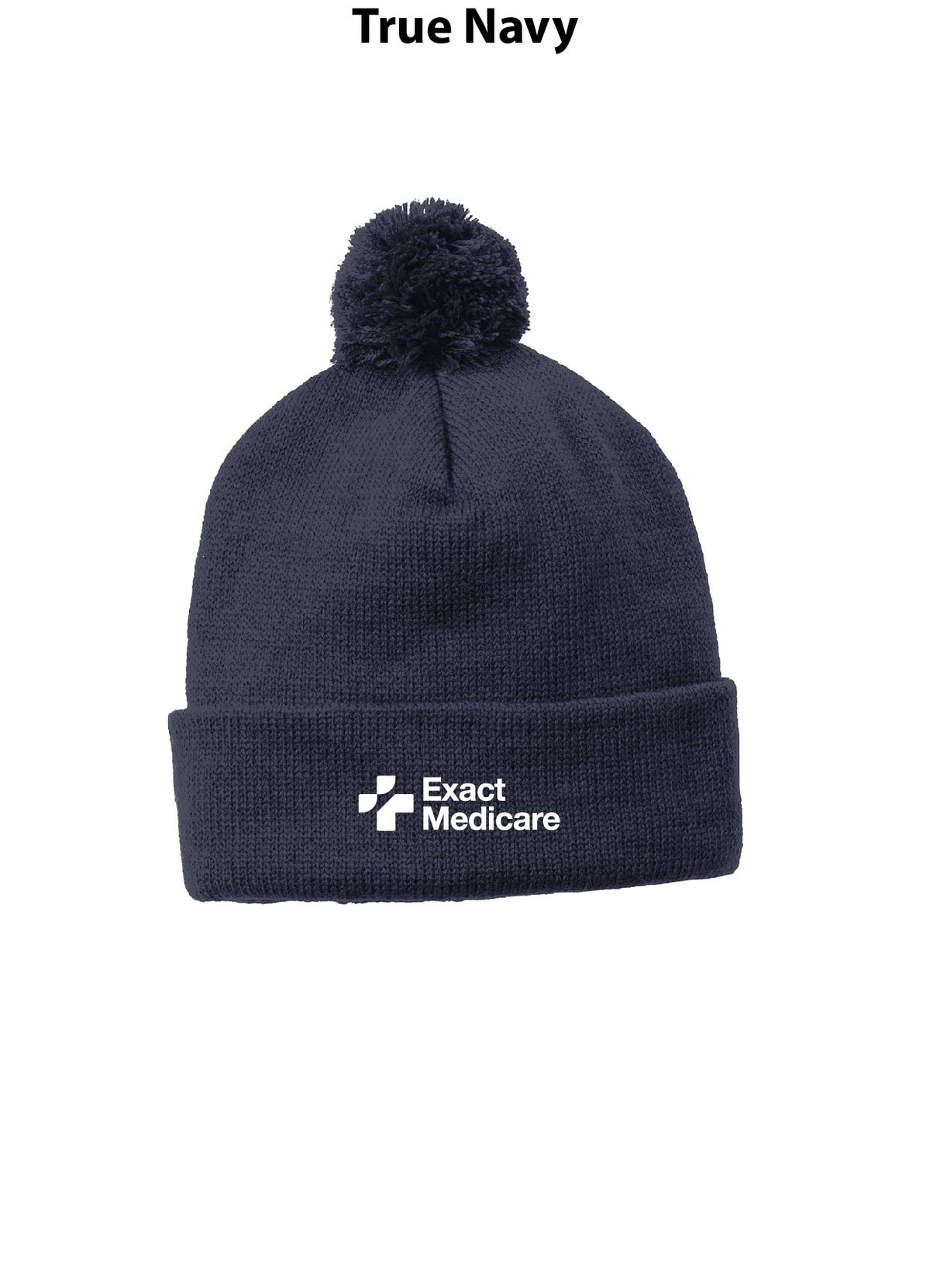 Sport-Tek Solid Pom Pom Beanie