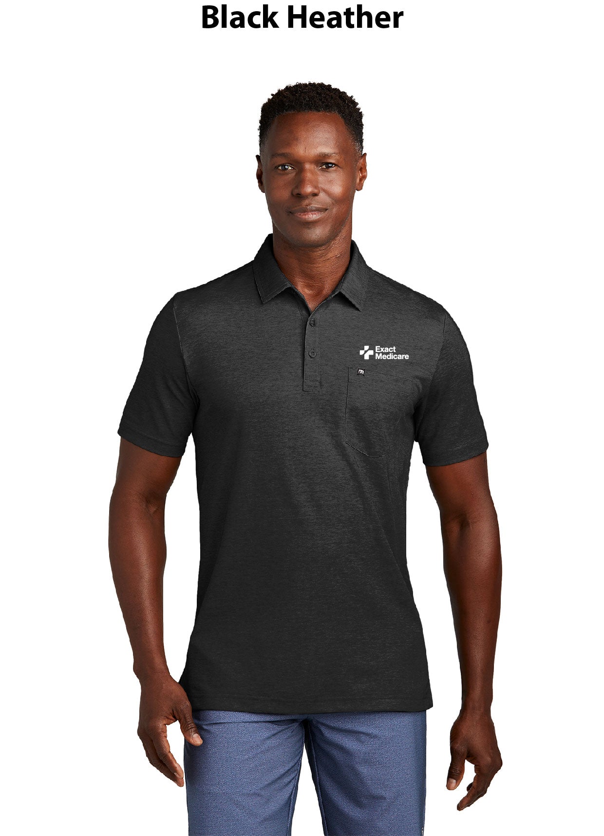 TravisMathew Oceanside Heather Pocket Polo