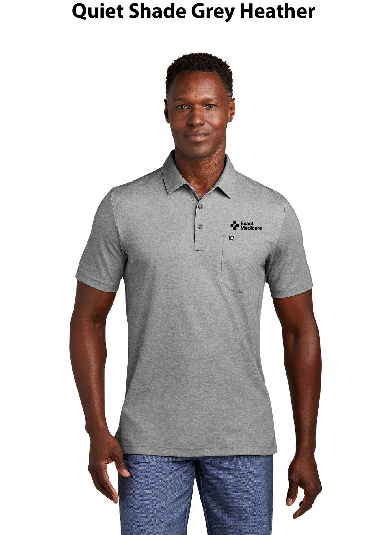 TravisMathew Oceanside Heather Pocket Polo